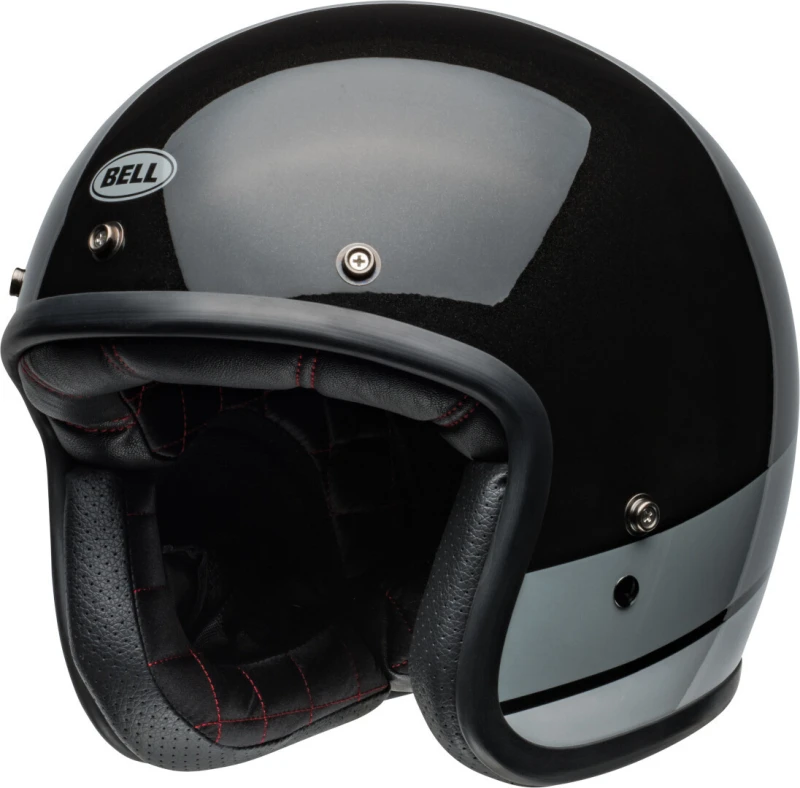 Image of Bell Custom 500 Black Flake Jet Helmet Size M