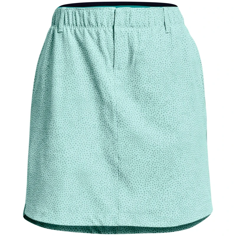 Image of Under Armour Armour Ua Links Woven Printed Skort Womens - Green Green 2