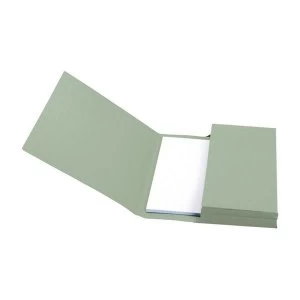 Image of 5 Star Document Wallet Full Flap Foolscap 285gms Green Pack of 50