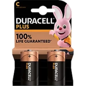 Image of Duracell Batteries LR14 Pack of 2