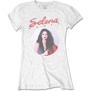 Image of Selena Gomez - 80's Glam Womens Medium T-Shirt - White