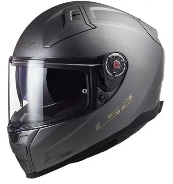 Image of LS2 Ff811 Vector II Solid Matt Titanium Full Face Helmet Size S