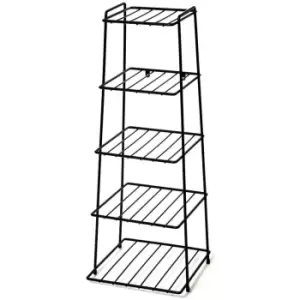 Image of Delfinware 5 Tier Saucepan Stand Black