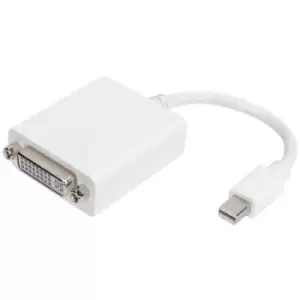 Image of Digitus Adapter Mini DisplayPort plug, DVI-I 24+5-pin plug 0.15 m White DB-340406-001-W DisplayPort cable