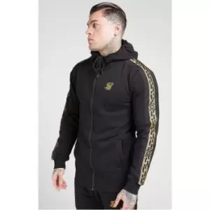 Image of SikSilk Tape Zip Hoodie - Black
