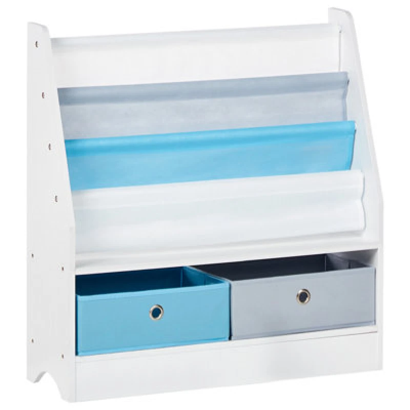 Image of Beliani 3 Tier Bookcase Tumby 74cm White