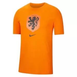 Image of 2020-2021 Holland Nike Evergreen Crest Tee (Orange) - Kids