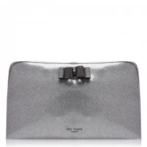 Image of Ted Baker Large Ginniy Cosmetic Bag - gunmetal
