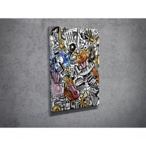 Image of DC035 Multicolor Decorative Canvas Painting