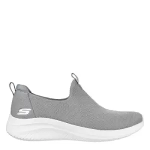 Image of Skechers Ultra Flex 3.0 Slip On Trainers - Grey