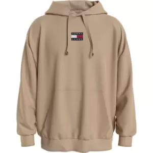 Image of Tommy Jeans Badge Hoodie - Beige