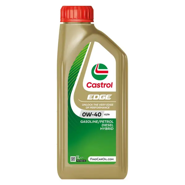 Image of Castrol Engine oil Castrol EDGE 0W-40 A3/B4 Capacity: 1l, Synthetic Oil 15F6B4