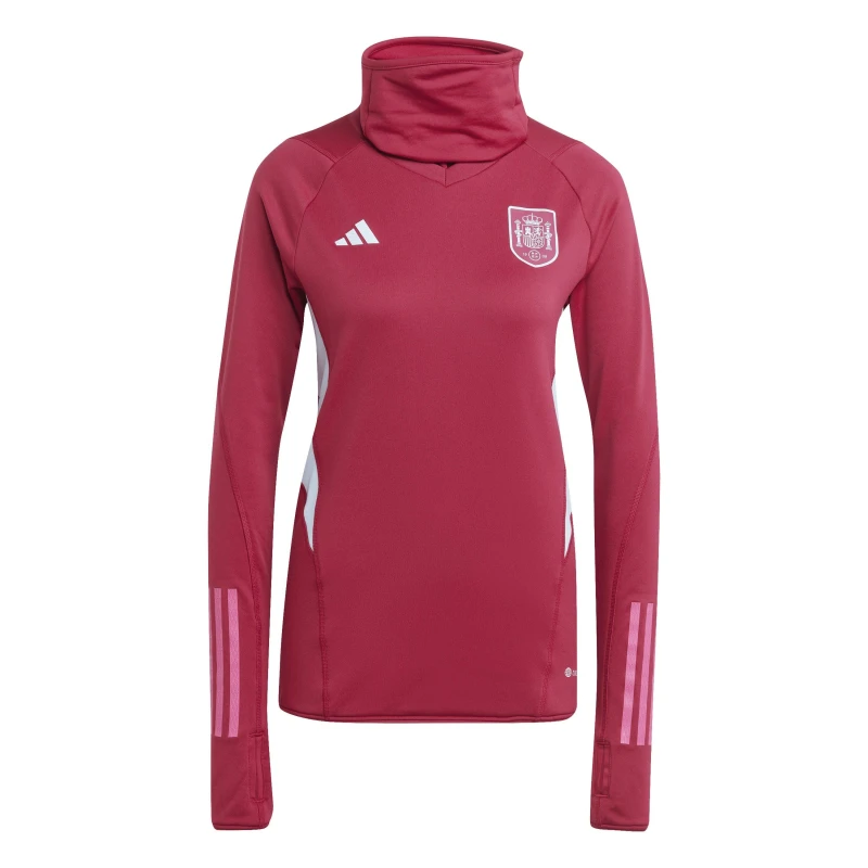 Image of adidas Spain Pro Training Top 22/23 Womens Mystery Ruby female 6 (XXS)