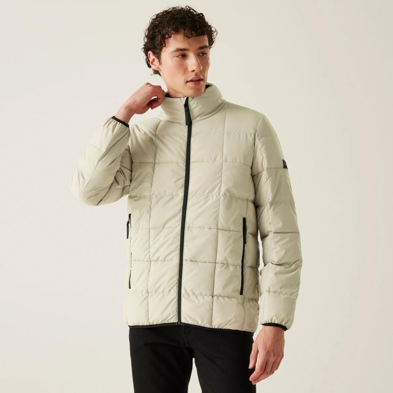 Image of Regatta Regatta Men 'Dalent' Padded Jacket in Light Grey Size: Small Light Grey S Male 5063019775715
