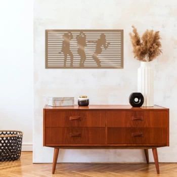 Image of DanceWoman - Copper Copper Decorative Metal Wall Accessory