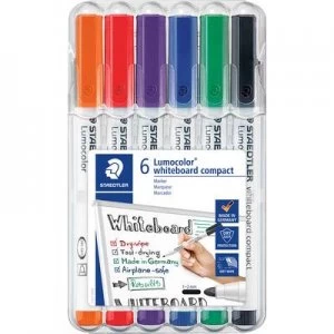 Image of Staedtler 341 WP6 Lumocolor Whiteboard marker Assorted colour