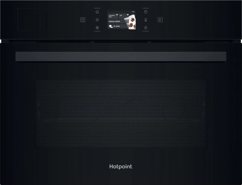 Image of Hotpoint Class 9 HCS9A9PHTSBA Built In Compact Electric Single Oven - Black - A+ Rated