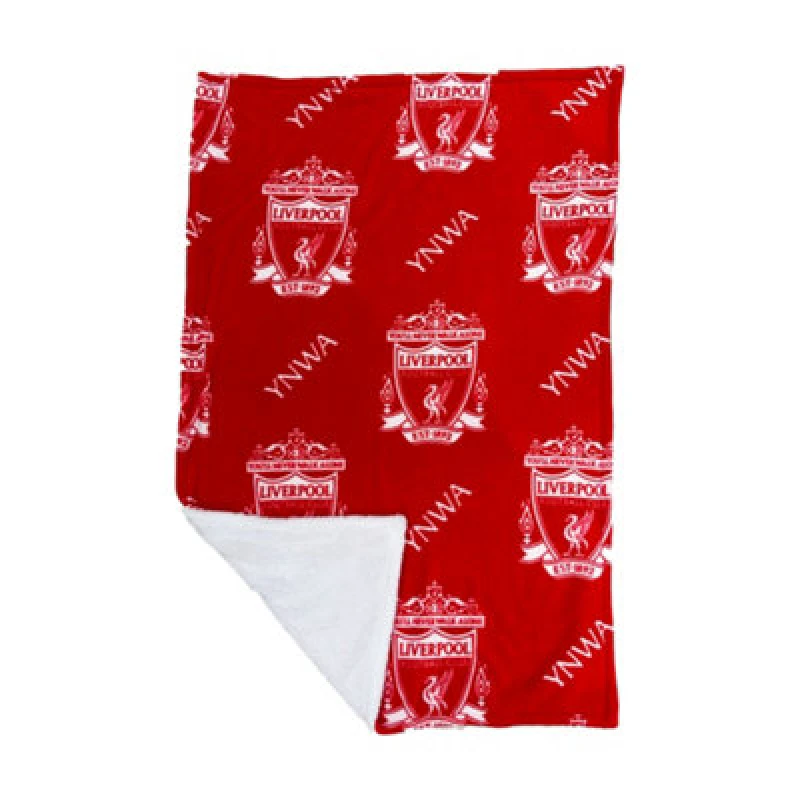 Image of Team Liverpool FC Sherpa Fleece Blanket Blankets 100x150 Multi 40161299000