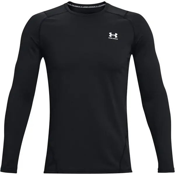 Image of Under Armour CG Armour Fitted Crew - Black S
