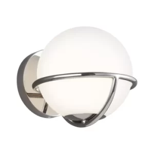 Image of Apollo 1 Light Wall Light, Polished Nickel, G9
