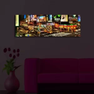 Image of 3090?ACT-36 Multicolor Decorative LED Lighted Canvas Painting