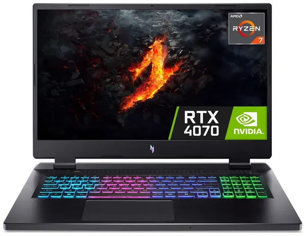 Image of Acer Acer Nitro 17 17.3" Ryzen 7 16GB 1TB 4070 Gaming Laptop