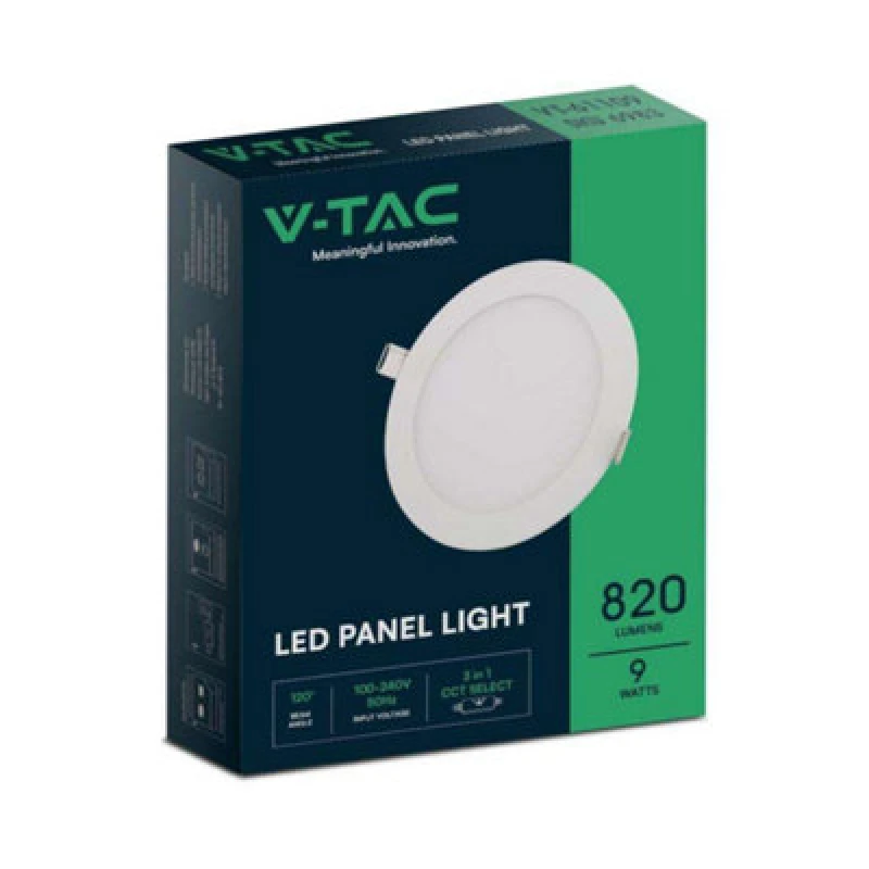 Image of V-TAC 9W LED Mini Panel