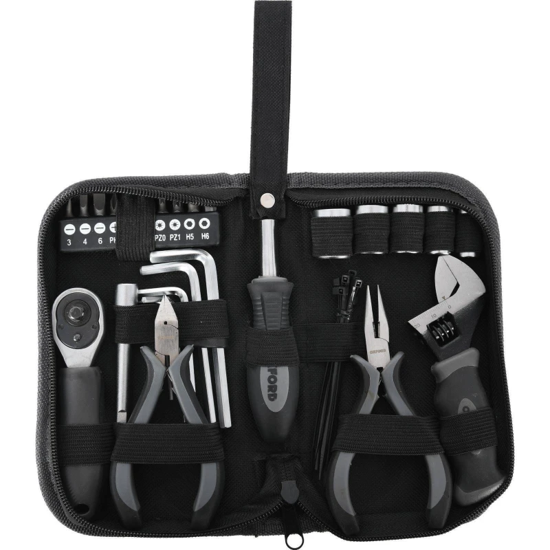 Image of Oxford OX770 27 piece Motorcycle Toolkit Pro