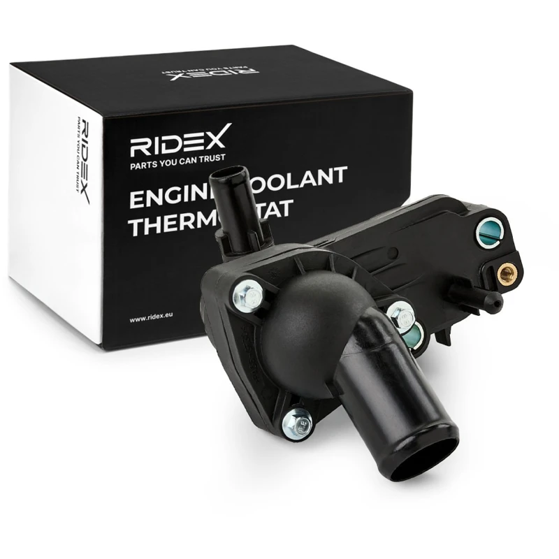 Image of VEMO V25-99-1742 Engine thermostat Opening Temperature: 88°C, Switch Point: 88°C, with pipe socket, with housing, with thermostat Thermostat,coolant