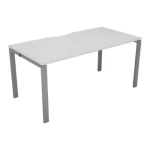 Image of Tc CB 1 Person Bench 1200 x 800 Cut Out White-Silver