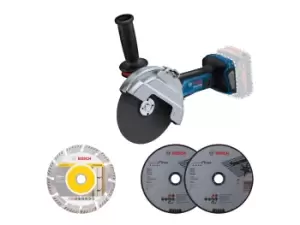 Image of Bosch GWS18V180PC180GCY42 18V 180mm BL Angle Grinder Bare Unit