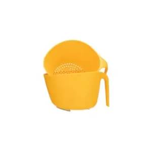 Image of Fusion Twist Mixing Bowl & Colander Set Yellow