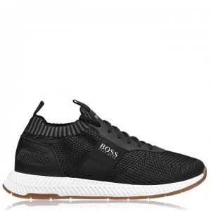 Image of Hugo Boss Titanium Runner Trainers Black 001 Men