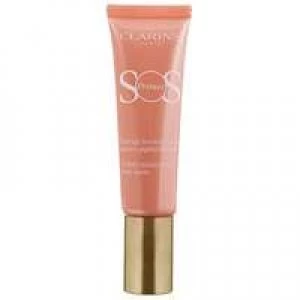 Image of Clarins SOS Primer 03 Coral: Visibly Minimises Dark Spots 30ml / 1 oz.