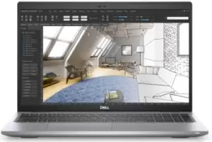 Image of Dell Precision 3560 Mobile Workstation, Intel Core i7-1165G7 2.8GHz, 16GB DDR4, 512GB SSD, 15.6" Full HD, NVIDIA T500, Windows 10 Pro (Inc Win 11
