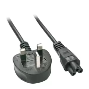 Image of Lindy 2m UK to IEC C5 Mains Cable