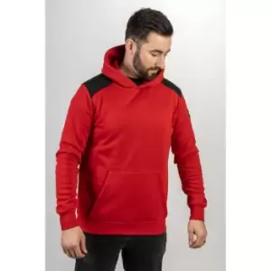 Image of Essentials Hooded Sweatshirt Red XL