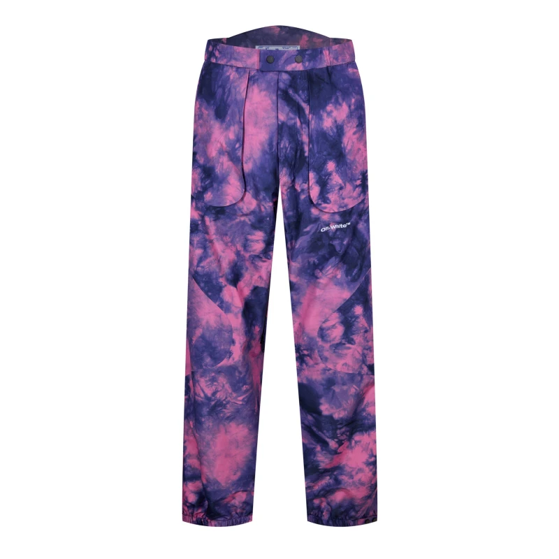 Image of Off White Mens - Waterproof Ski Trousers Fuchsia/White male S