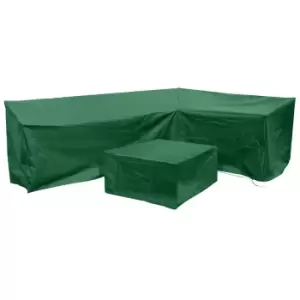 Image of Cozy Bay Barbados Right-side L Shape Lounge Cover Set In Green