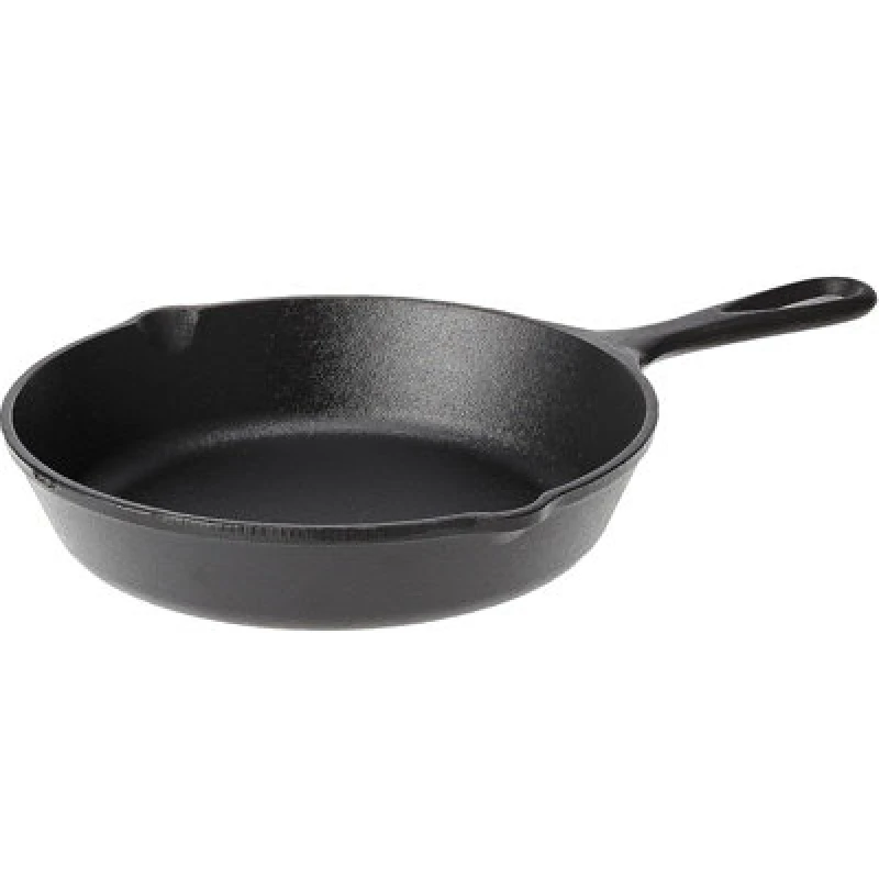 Image of Gr8 Home Cast Iron Non Stick Round Frying Skillet Pan Black