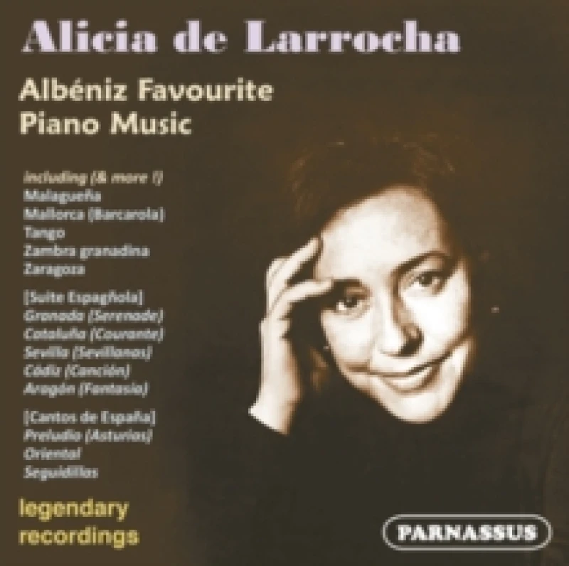 Image of Alicia De Larrocha Plays Albniz Piano Favourites CD / Album