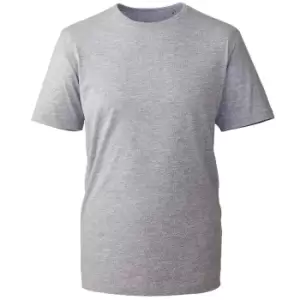 Image of Anthem Mens Marl Organic T-Shirt (L) (Grey)