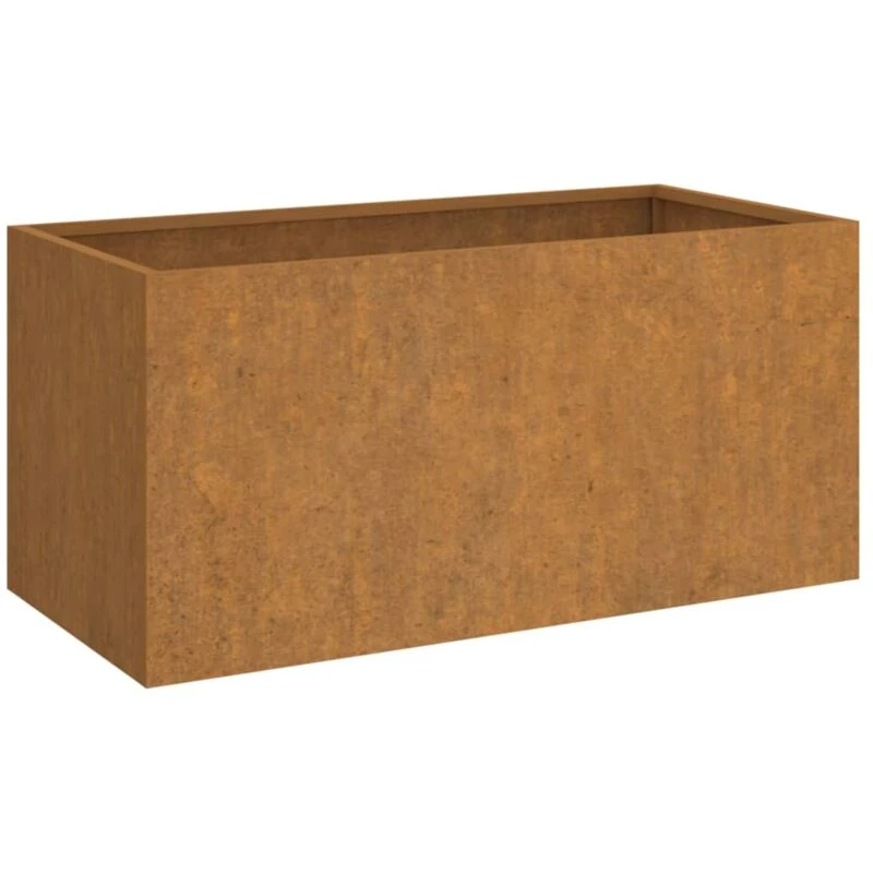 Image of VIDAXL Planter 62x30x29cm Corten Steel Vidaxl 821556