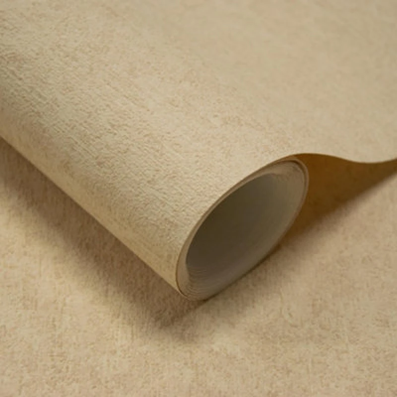 Image of Grandeco Plaster Effect Casper Blown Vinyl Wallpaper, Yellow Gold