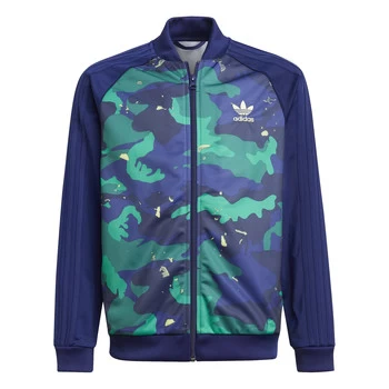 Image of adidas HARRA boys's Childrens Tracksuit jacket in Multicolour - Sizes 11 / 12 years,13 / 14 years,9 / 10 years,8 / 9 ans,10 / 11 ans,12 / 13 ans,14 /