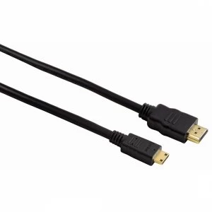 Image of Hama High Speed HDMI Cable Type A plug - Type C (mini) plug Ethernet 0.5m