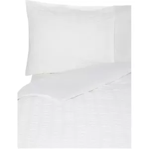 Image of Hotel Collection Cosy Dobby Duvet Cover Set - White