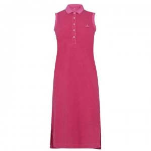 Image of Gant Gant Pique Polo Dress - 673 CABARET PNK