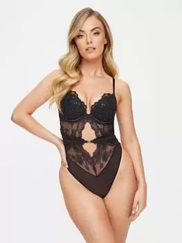 Image of Ann Summers Bodywear The Icon Body - Black, Size 8C, Women
