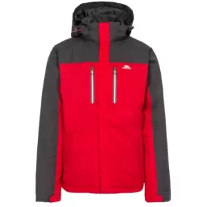 Image of Trespass Mens Tolsford Waterproof Jacket (S) (Red)